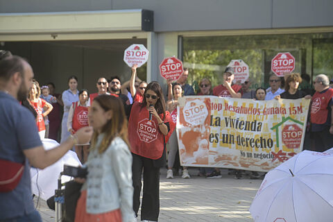movilización en torno procedimiento judicial de desahucio