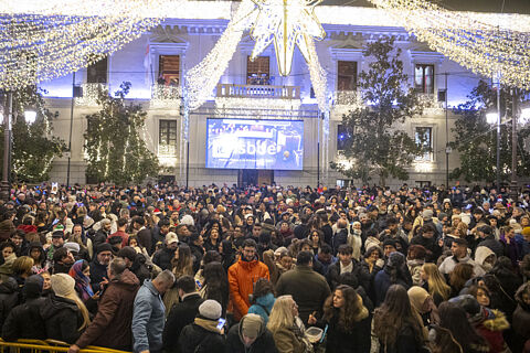 Noche Vieja en la Plaza del Carmen