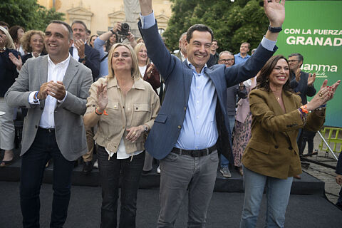 acto público de campaña junto al presidente provincial del PP