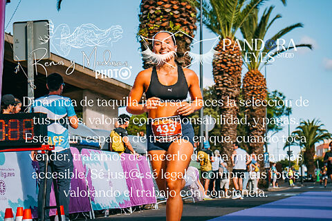 Pasos por meta y entradas de 18:30h hasta 18:34h