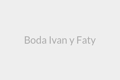 Boda Ivan y Faty
