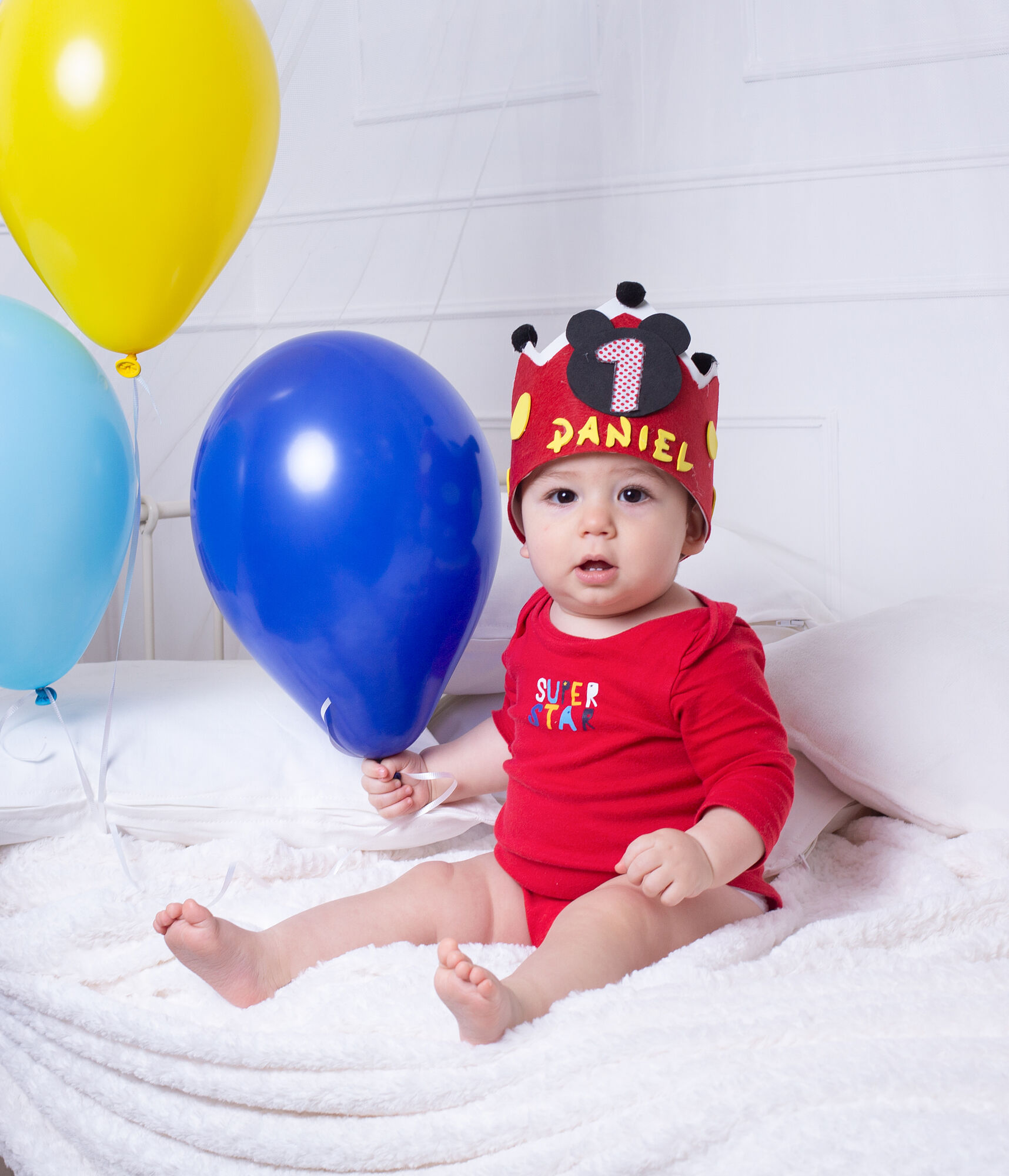 reportaje de primer cumpleaños de daniel