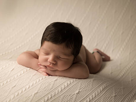Fotografía de bebés dormidos