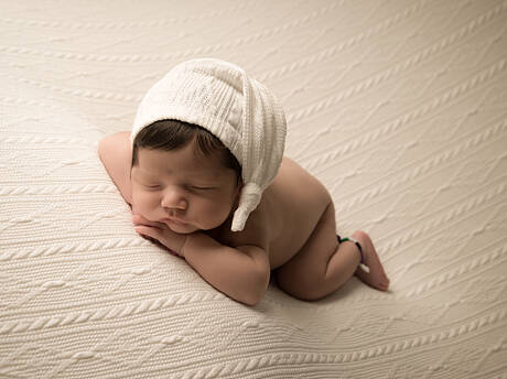 Fotografía de recién nacidos en estudio
