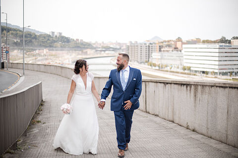 Leire y Kike. Boda en el H. Abba. Bilbao