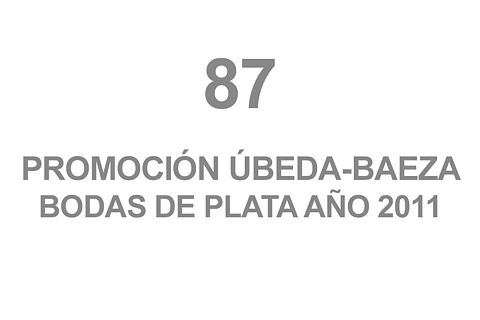 87 BODAS DE PLATA ÚBEDA-BAEZA