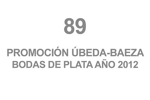 89 BODAS DE PLATA ÚBEDA-BAEZA