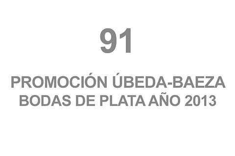 91 BODAS DE PLATA ÚBEDA-BAEZA