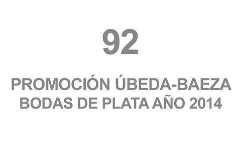92 BODAS DE PLATA ÚBEDA-BAEZA