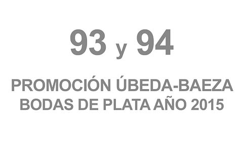 93 y 94 BODAS DE PLATA ÚBEDA-BAEZA