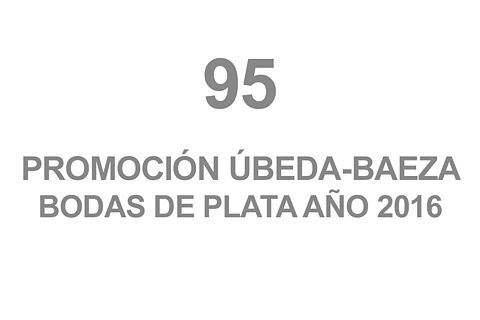 95 BODAS DE PLATA ÚBEDA-BAEZA