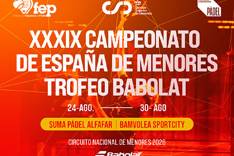 Campeonato España Menores 2026