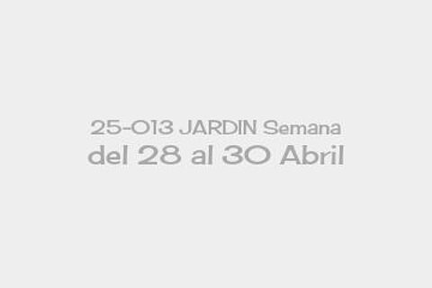 25-013 JARDIN Semana del 28 al 30 Abril