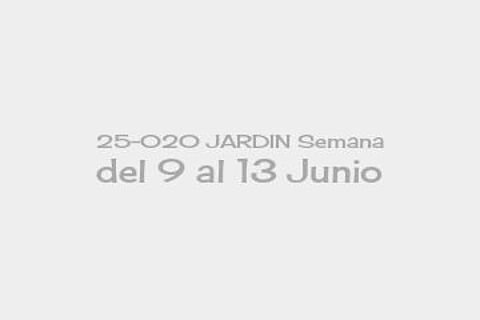 25-020 JARDIN Semana del 9 al 13 Junio