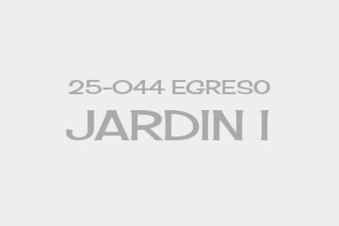 25-044 EGRESO JARDIN I