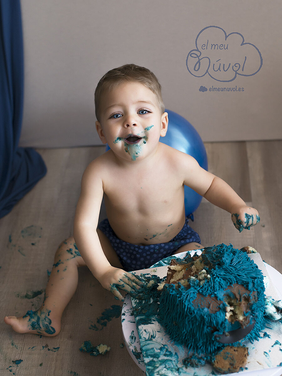 fotografía cumpleaños sesión smash the cake el primer año bebé el meu núvol fotografo recién nacido igualada barcelona nadó nounat00036