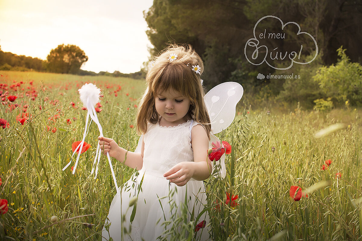 sesión de fotos infantil campo amapolas el meu núvol fotografía igualada barcelona00011