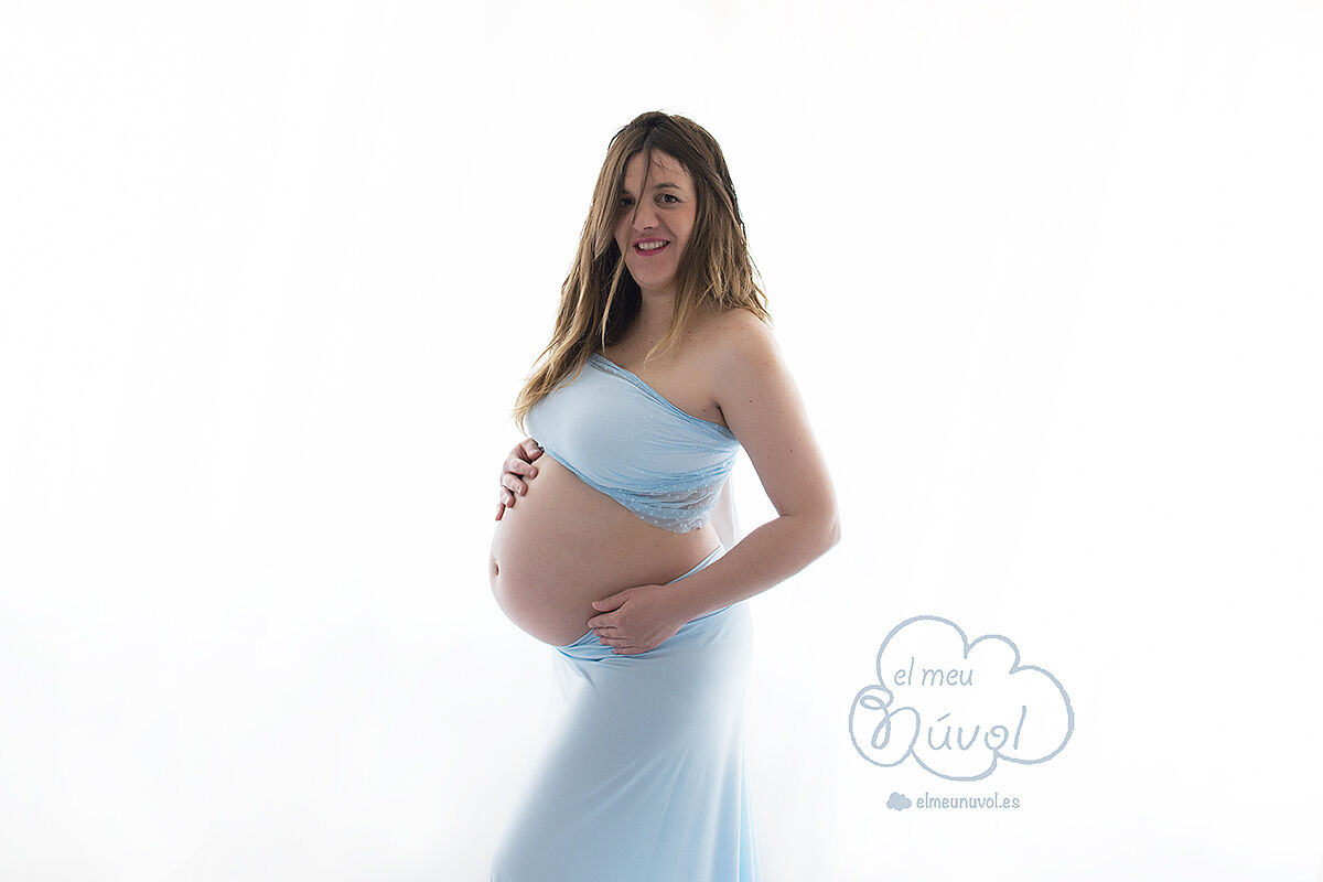fotografía de embarazo igualada barcelona azul el meu núvol fotógrafo newborn recién nacidos infantil familia bebé