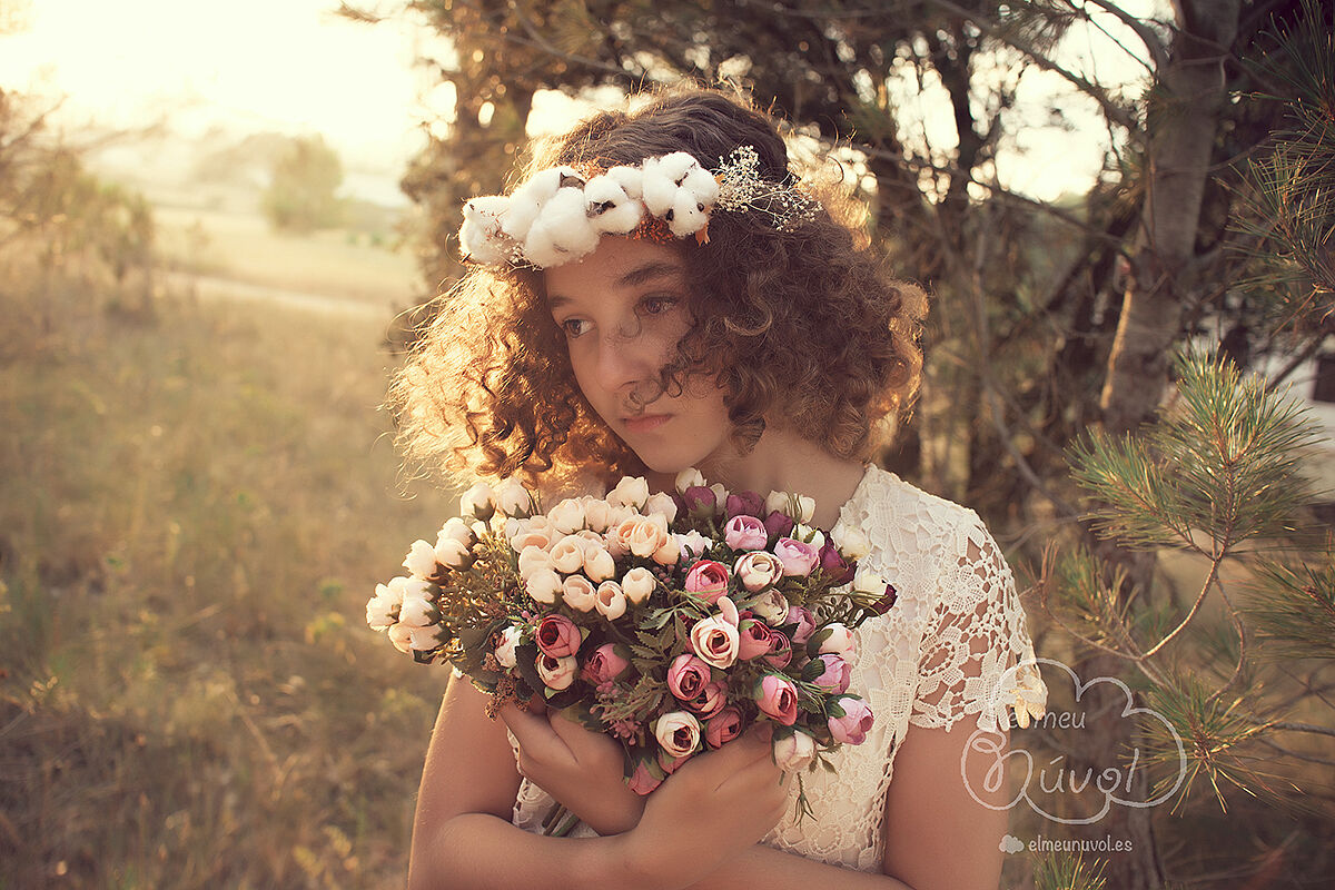 fotografía en exterior infantil atardecer princesas el meu núvol fotógrafo newborn familiar 00008