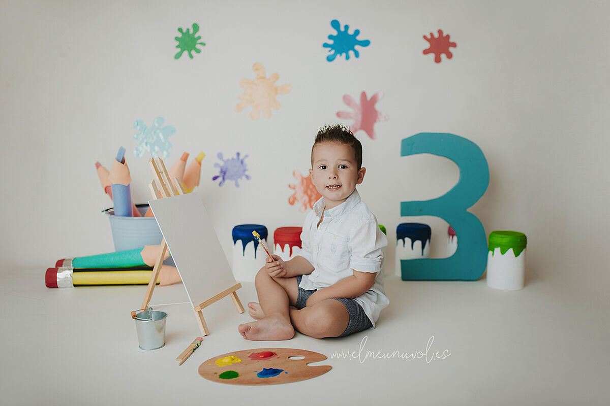 sesion smash paint en igualada el meu nuvol fotografia de cumpleaños infantil familiar00001