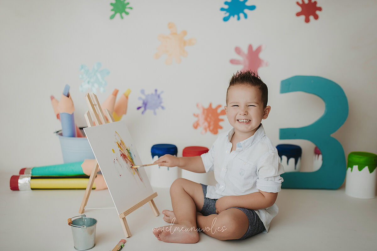 sesion smash paint en igualada el meu nuvol fotografia de cumpleaños infantil familiar00003