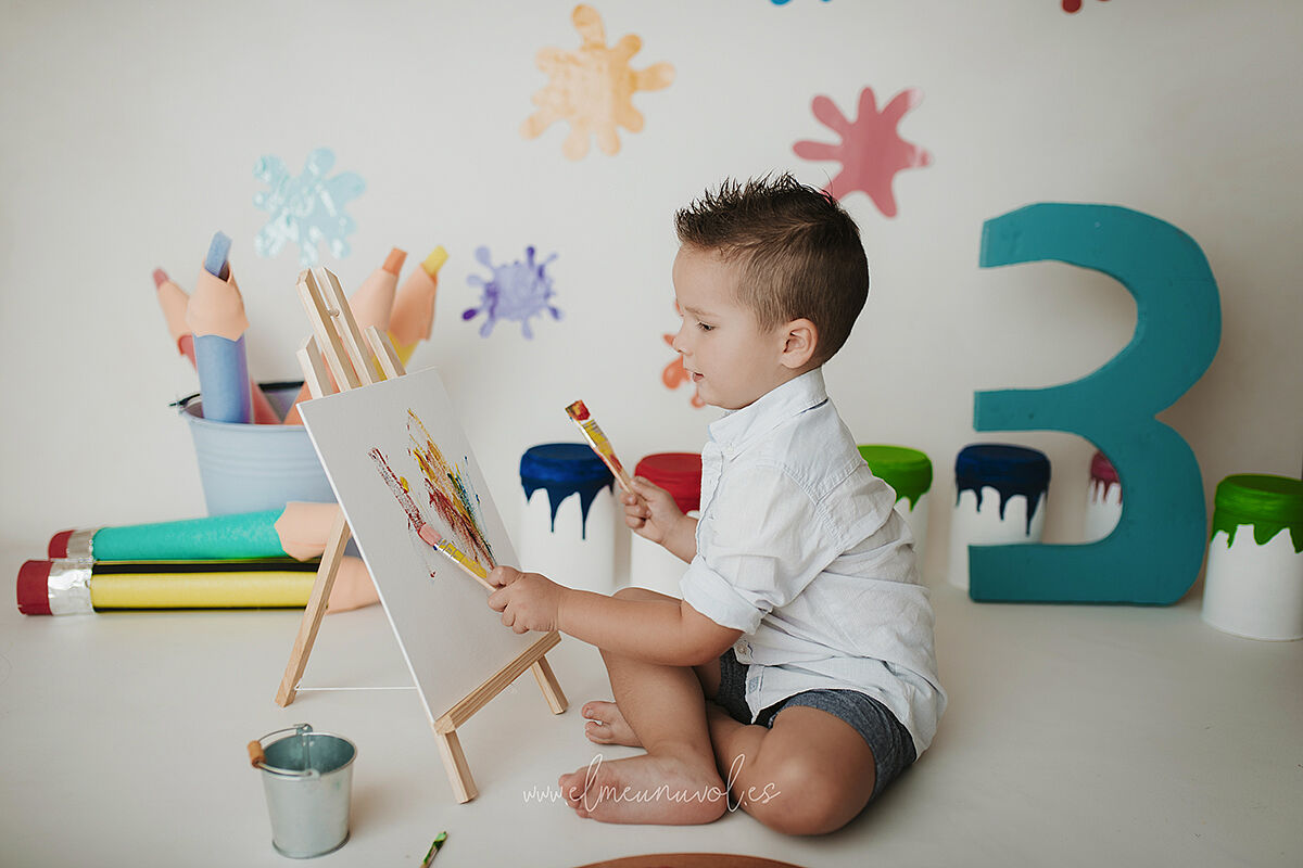 sesion smash paint en igualada el meu nuvol fotografia de cumpleaños infantil familiar00004