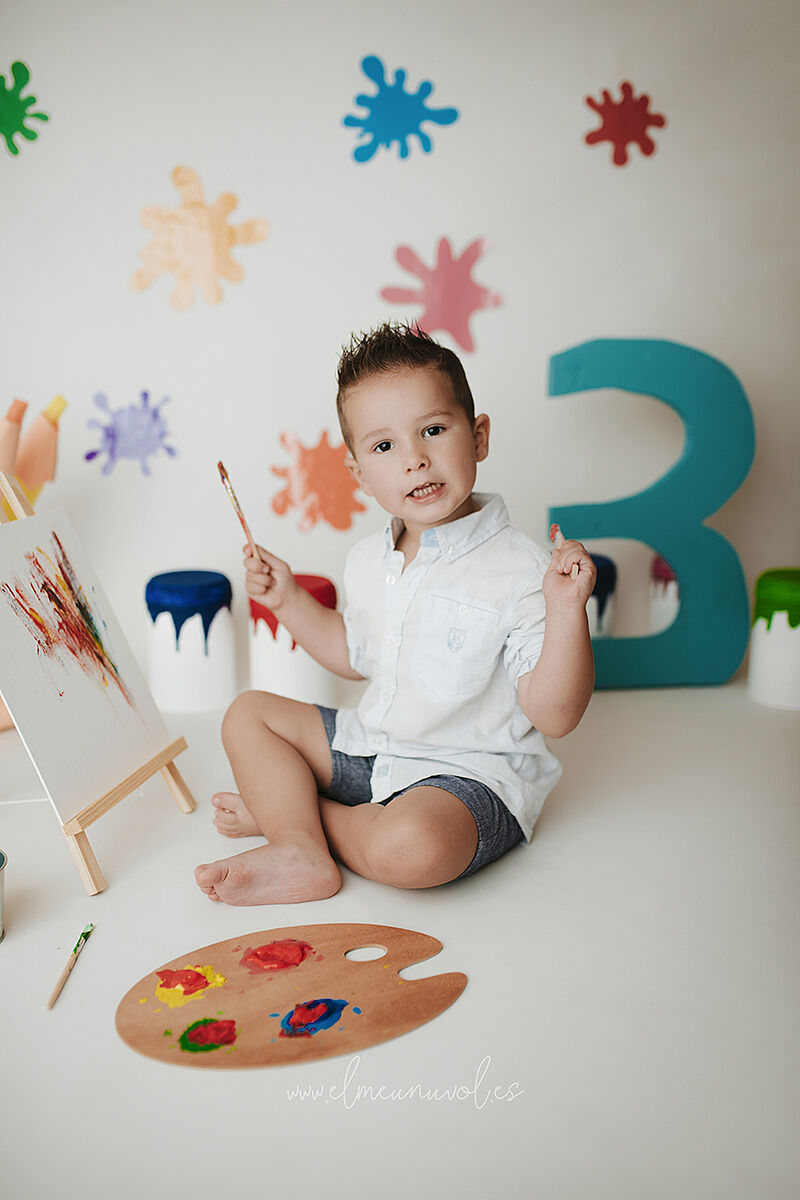 sesion smash paint en igualada el meu nuvol fotografia de cumpleaños infantil familiar00006