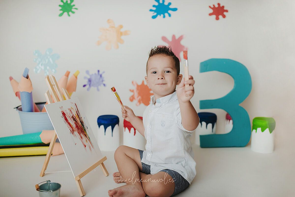 sesion smash paint en igualada el meu nuvol fotografia de cumpleaños infantil familiar00007