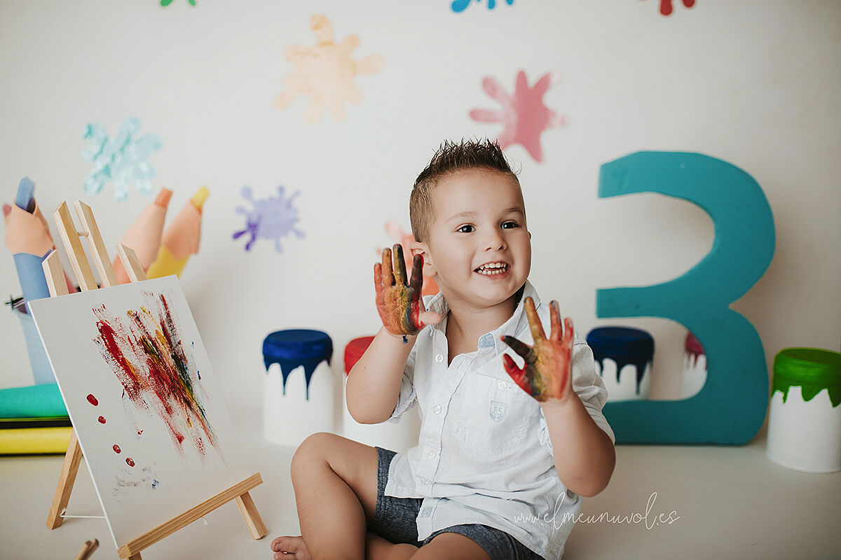 sesion smash paint en igualada el meu nuvol fotografia de cumpleaños infantil familiar00009